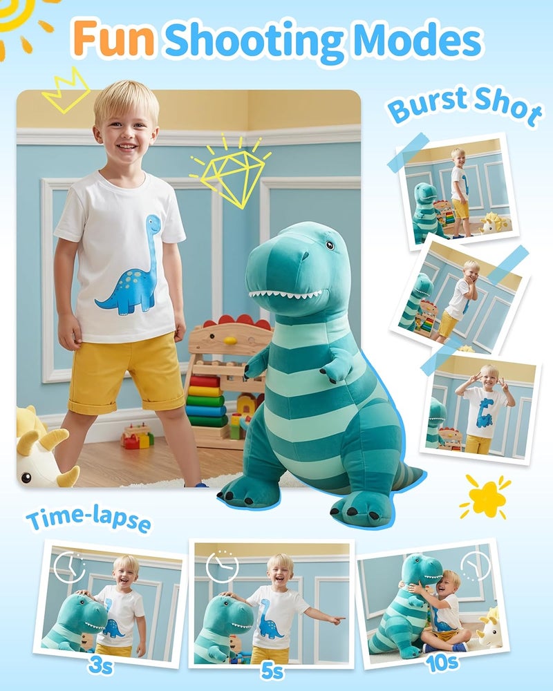 KIDWILL Kids Camera Instant Print, 1080P Digital Camera for Kids with 32GB SD Card, Toddler Boy Toys to Travel, Camping, Sports & Outdoor, Birthday Gift for Boy 3 4 5 6 7 8 9 10 Year Old - Image 4